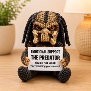 Emotional Support The Predator - Handcrafted Crochet Collector Doll(4 size)
