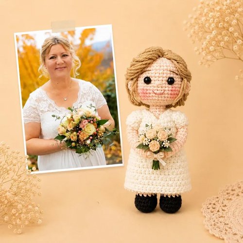 Personalized Custom Crochet Memorial Doll or Pet