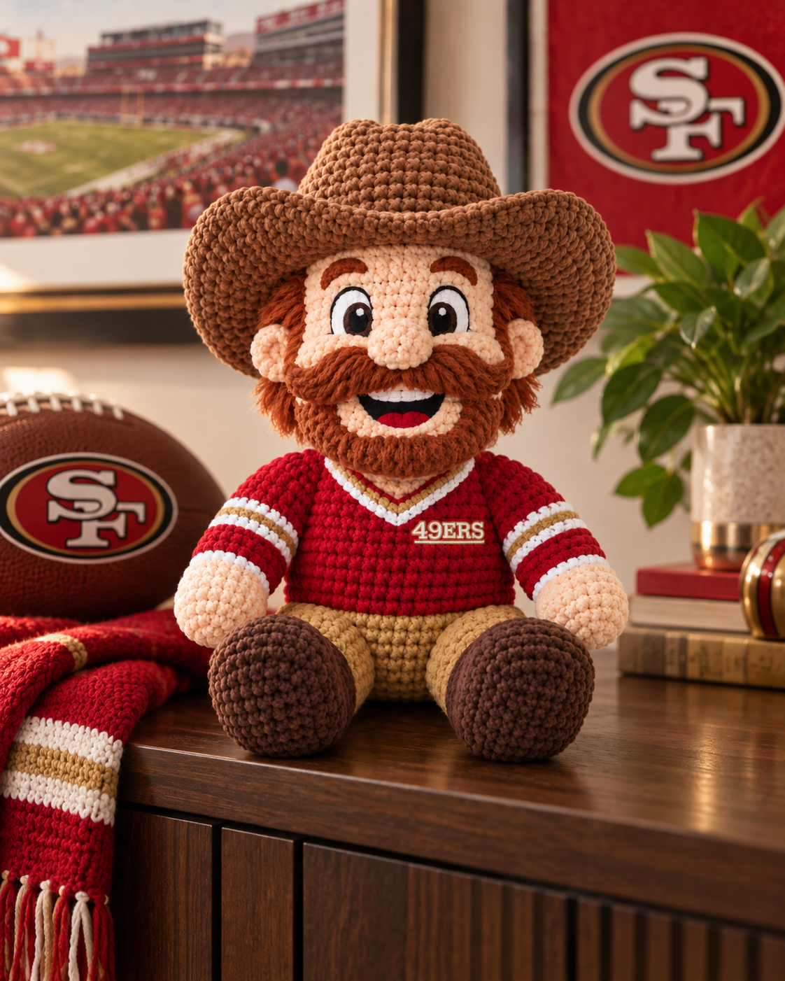 Niners Forever Faithful Doll – Gift for the Faithful - Image 2