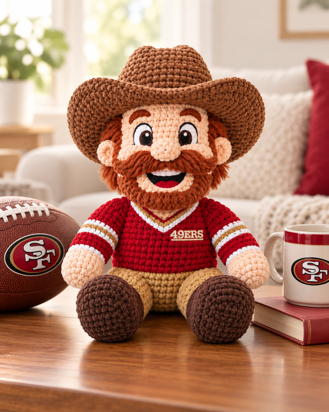 Niners Forever Faithful Doll – Gift for the Faithful - Image 3