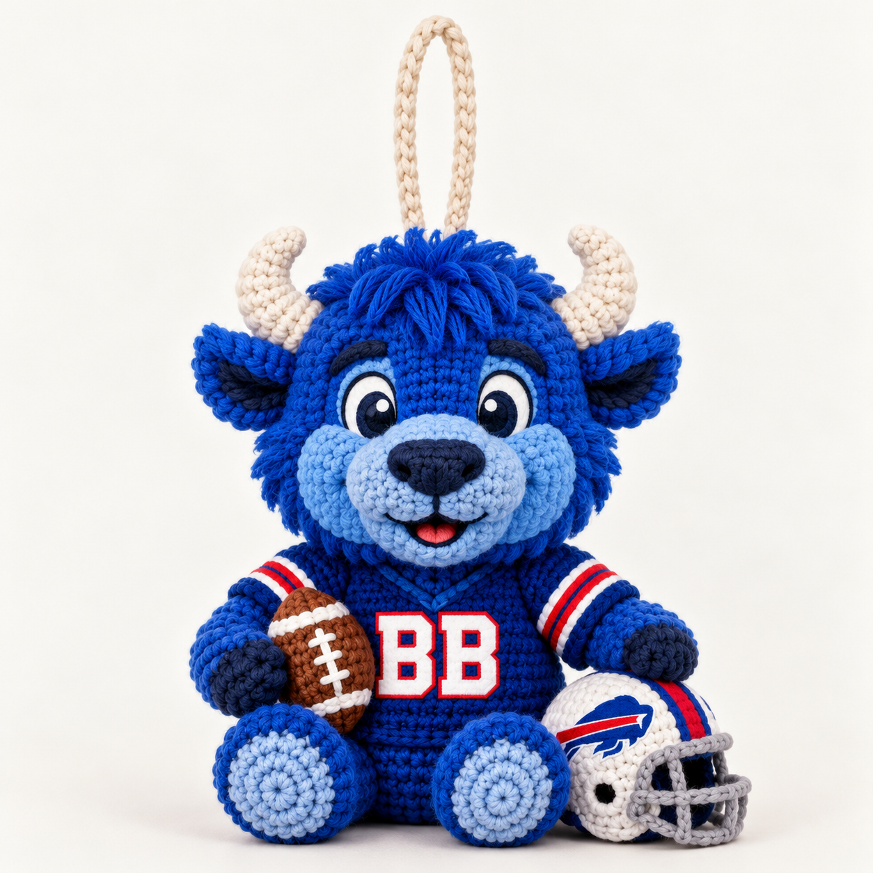 Custom Let's Go Bill Game Day Buddy Ornament Doll – Gift for Diehard Fans - Image 8
