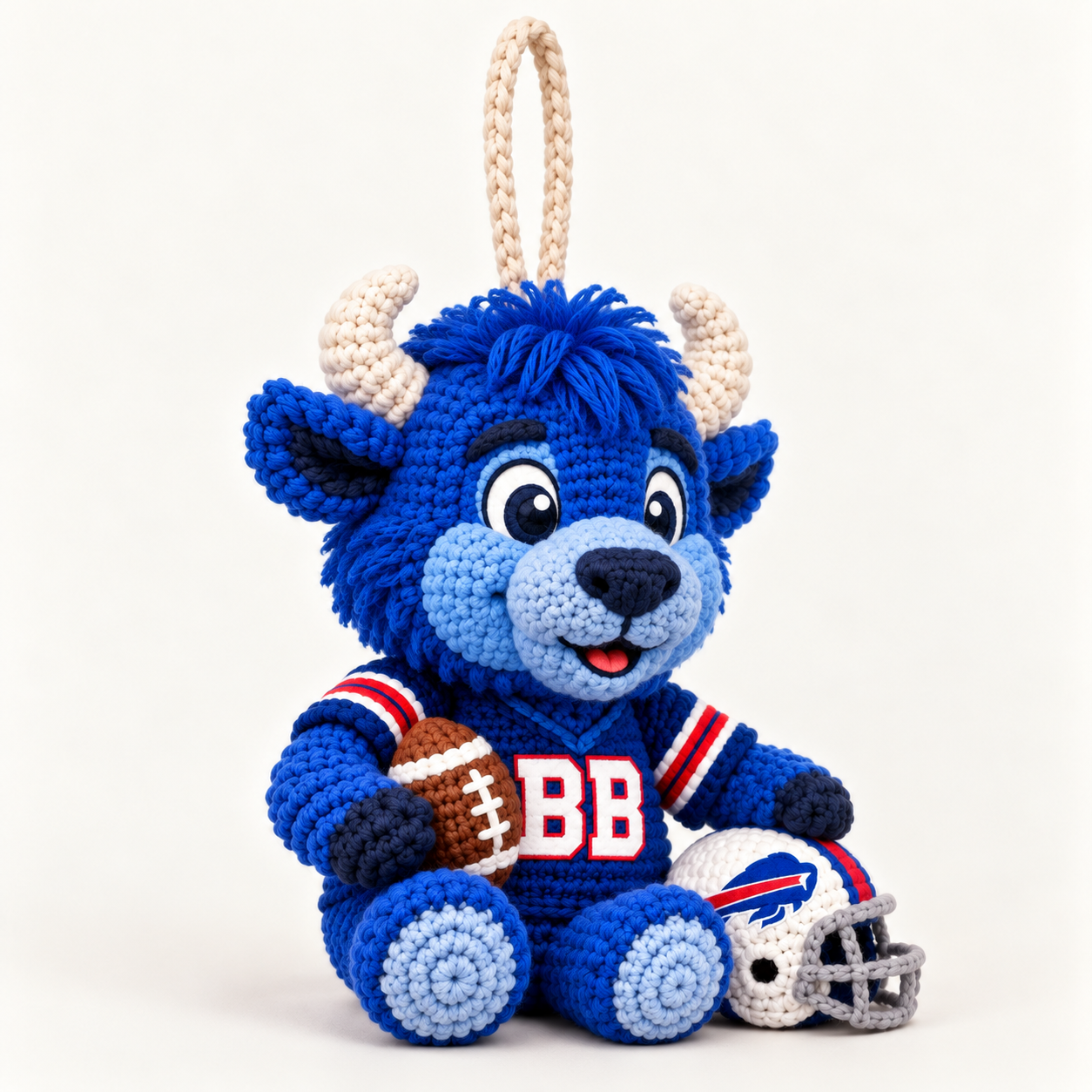 Custom Let's Go Bill Game Day Buddy Ornament Doll – Gift for Diehard Fans - Image 7